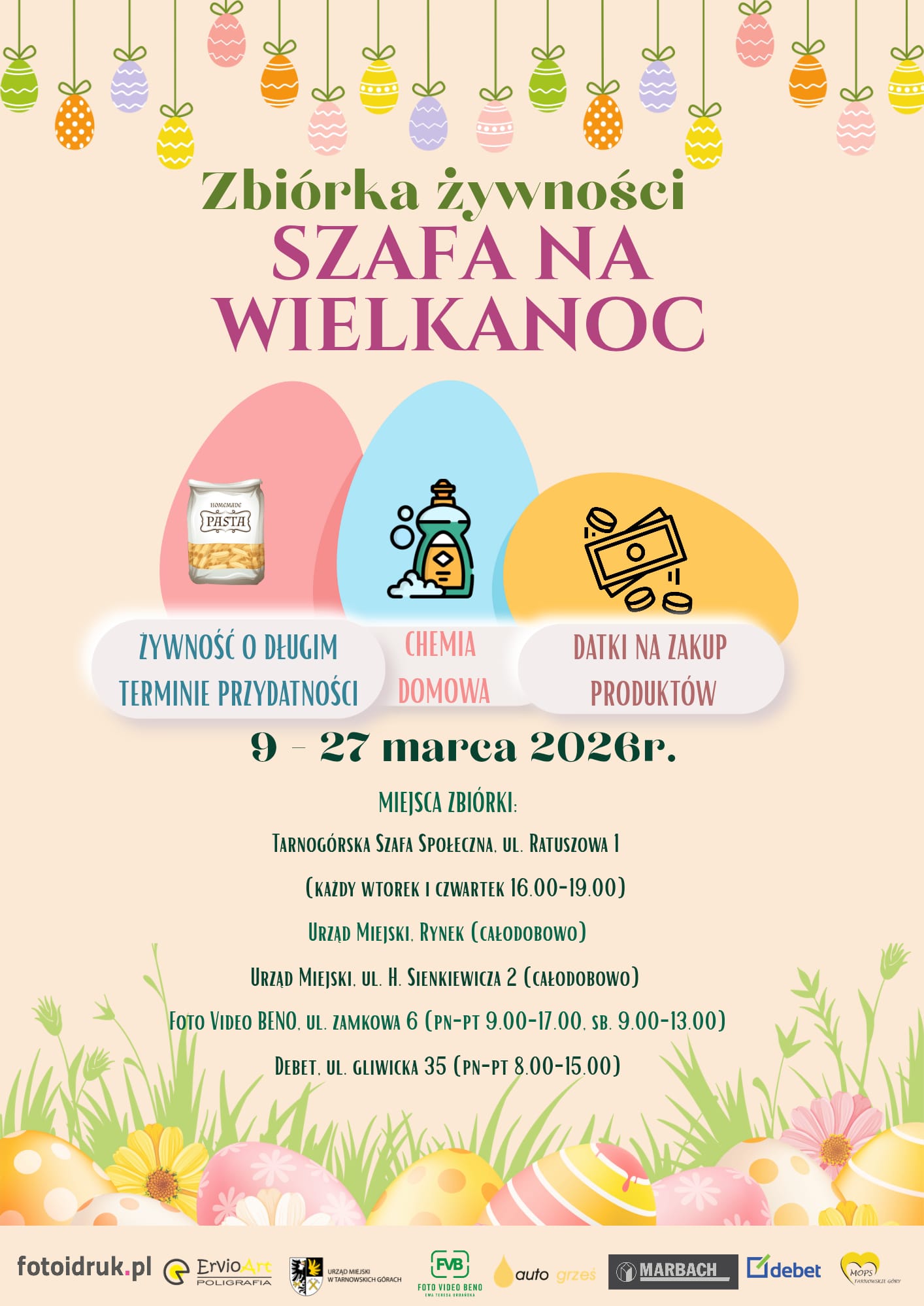 Zbiórka żywności – Szafa na Wielkanoc
