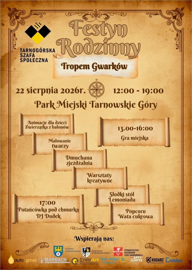 plaka_festyn rodzinny tropem gwarków